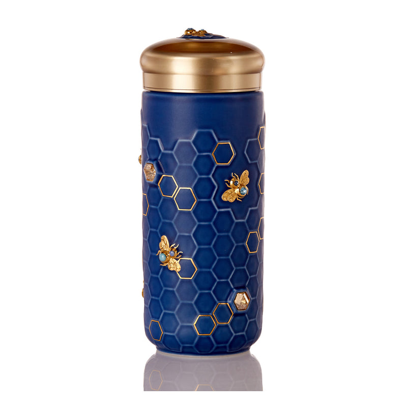 Honey Bee Travel Mug with Crystals-0