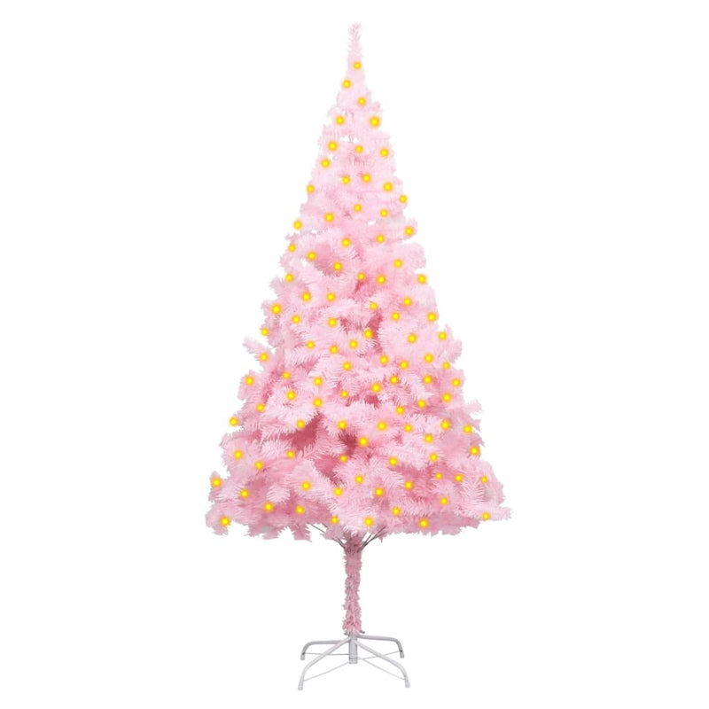 vidaXL Artificial Christmas Tree with LEDs&Stand Decor Multi Colors/Sizes-21