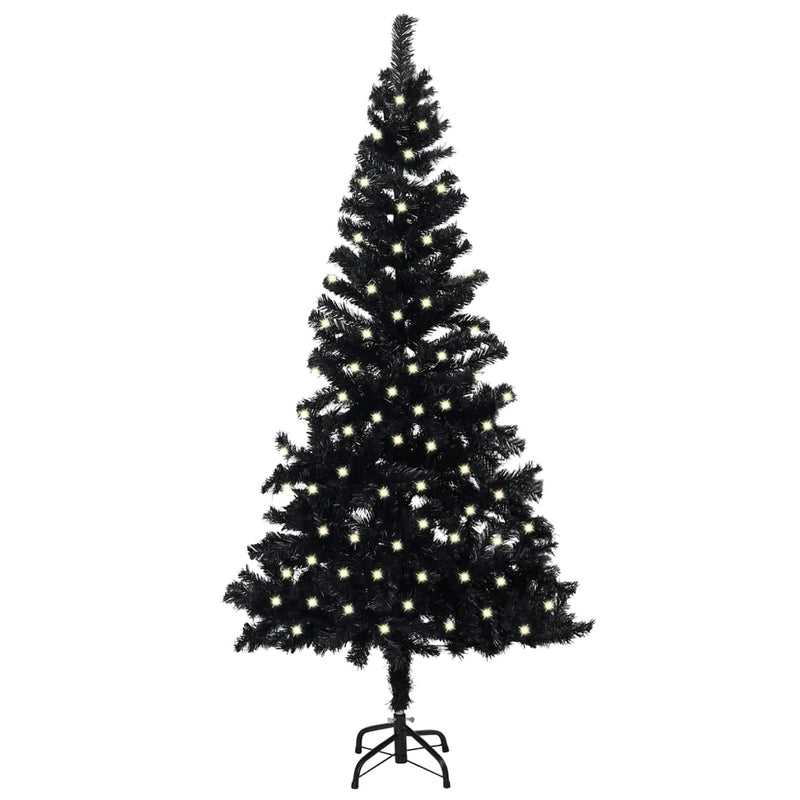 vidaXL Artificial Christmas Tree with LEDs&Stand Decor Multi Colors/Sizes-11