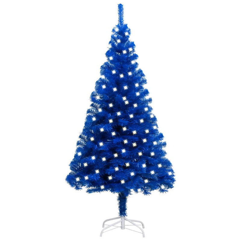 vidaXL Artificial Christmas Tree with LEDs&Stand Decor Multi Colors/Sizes-12