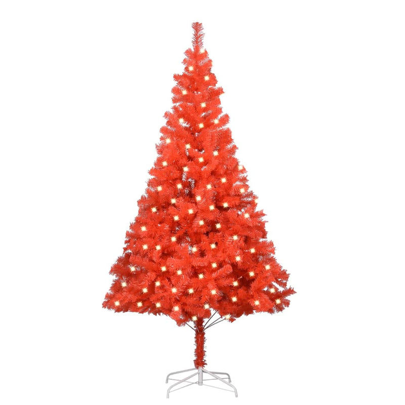 vidaXL Artificial Christmas Tree with LEDs&Stand Decor Multi Colors/Sizes-2