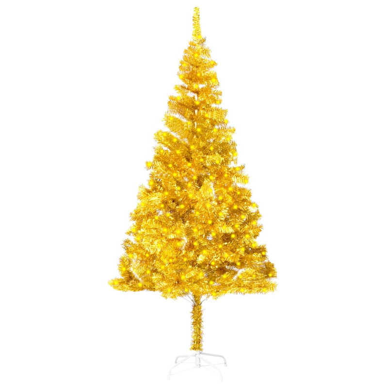 vidaXL Artificial Christmas Tree with LEDs&Stand Decor Multi Colors/Sizes-28