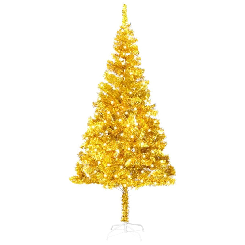 vidaXL Artificial Christmas Tree with LEDs&Stand Decor Multi Colors/Sizes-15