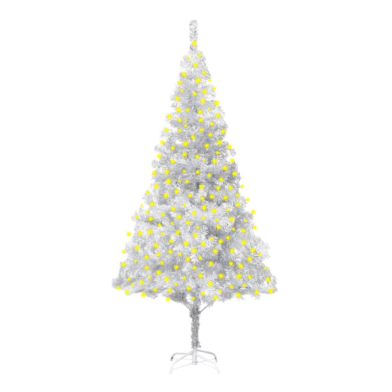 vidaXL Artificial Christmas Tree with LEDs&Stand Decor Multi Colors/Sizes-16