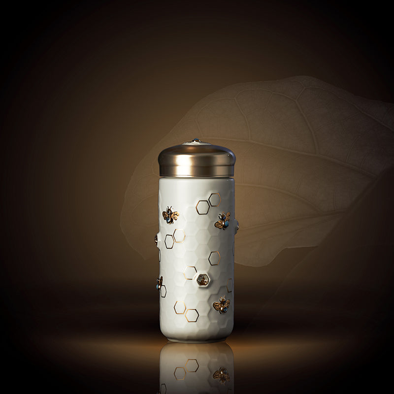 Honey Bee Travel Mug with Crystals-24