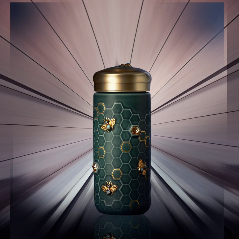 Honey Bee Travel Mug with Crystals-10