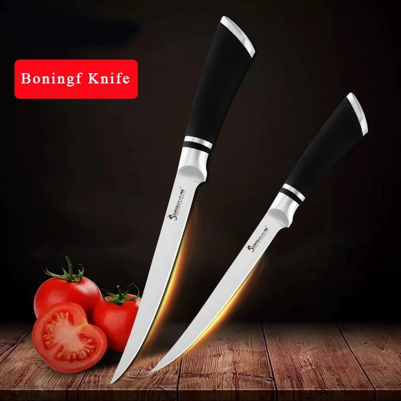 6"7" 8" Bone Knife Kitchen Knife Meat Bone Fish Vegetable Knife Butcher Knife Cooking Tool Chef Knife