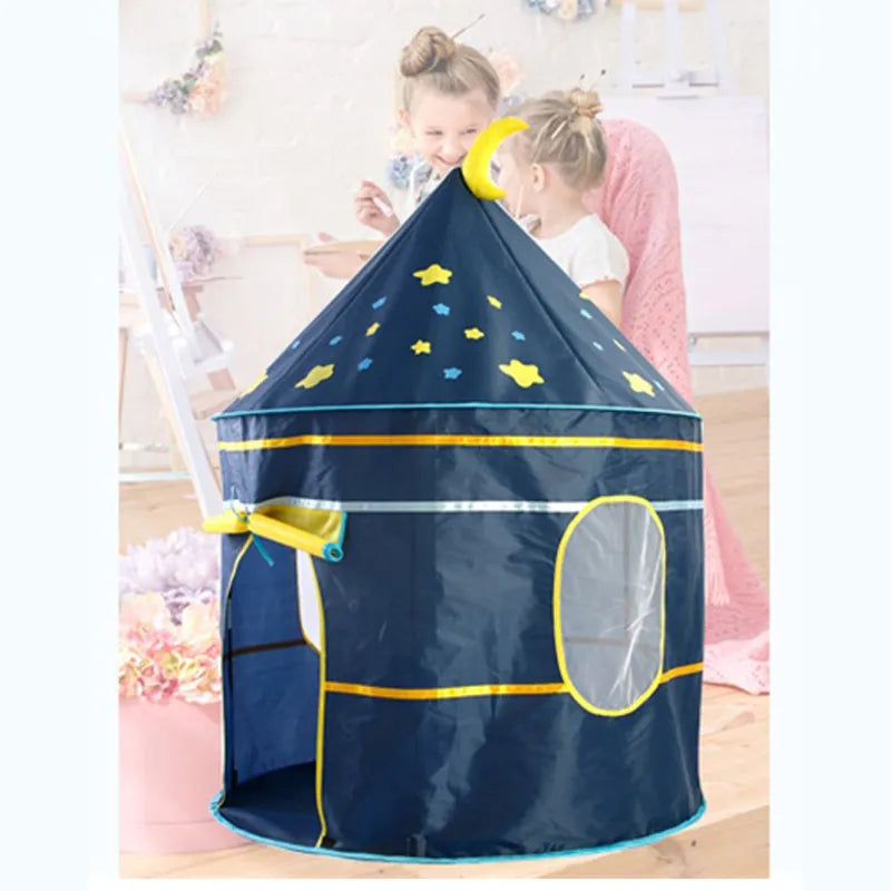 Dropshipping Kid Tent House Portable Castle Children Teepee Play Tent Ball Pool Camping Toy Birthday Christmas Outdoor Gift