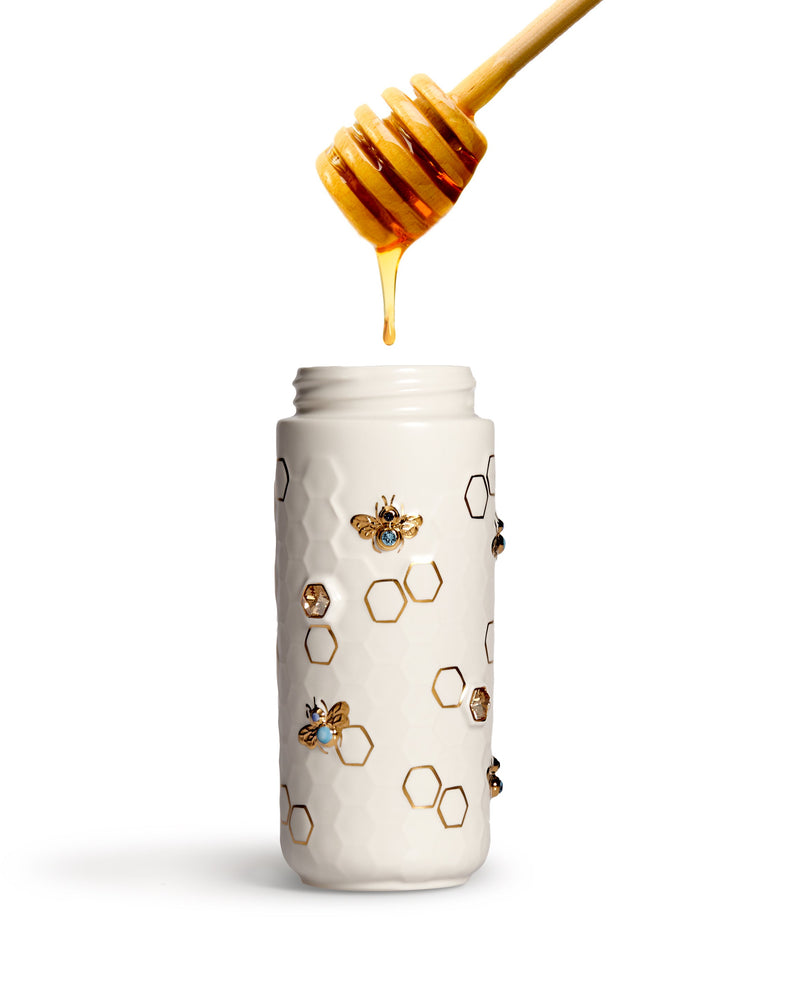 Honey Bee Travel Mug with Crystals-22