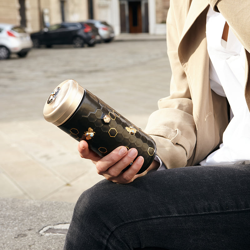 Honey Bee Travel Mug with Crystals-19