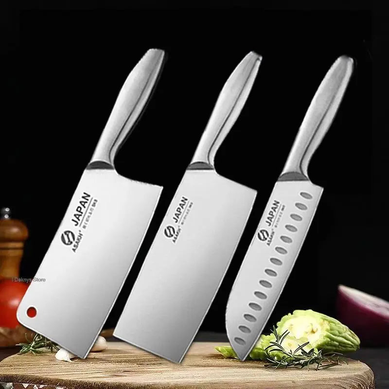 Japanese Kitchen Chef Knife Meat Fish Slicing Vegetable Cutter Stainless Steel Cleaver Knife Butcher Chopping Kitchen Knives