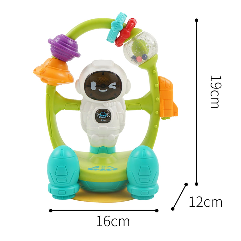 Cute Electronic Astronaut Toy Musical Rattles Toy Luminous Sound Color Cognitive Toys for Kids Christmas Birthday Gifts AN88