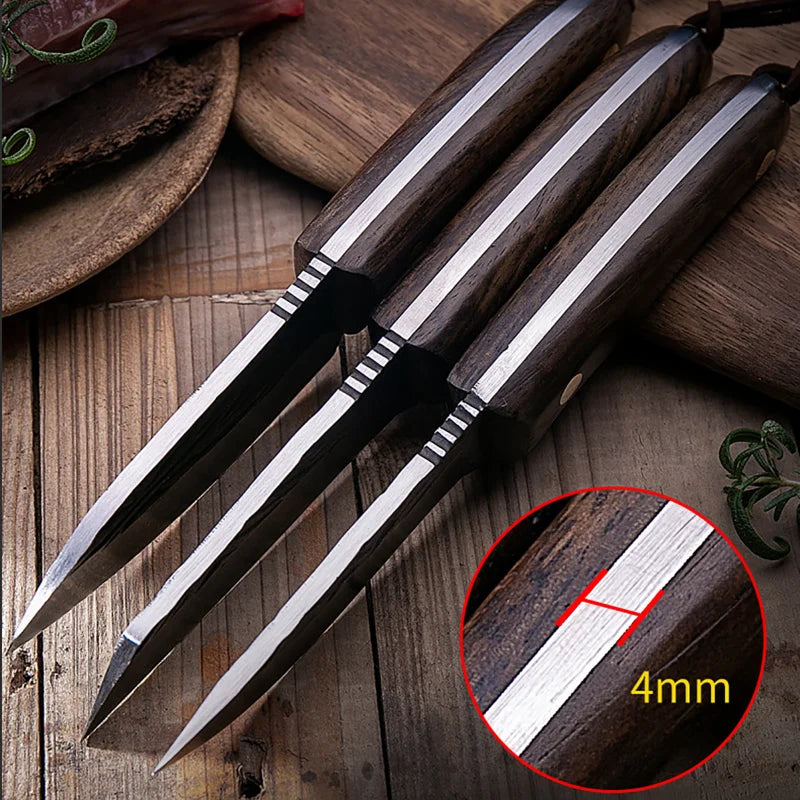 Stainless Steel Kitchen Boning Knife Handmade Forged Chef Knife Fishing Knife Meat Cleaver Butcher Knife Vegetable Slicing