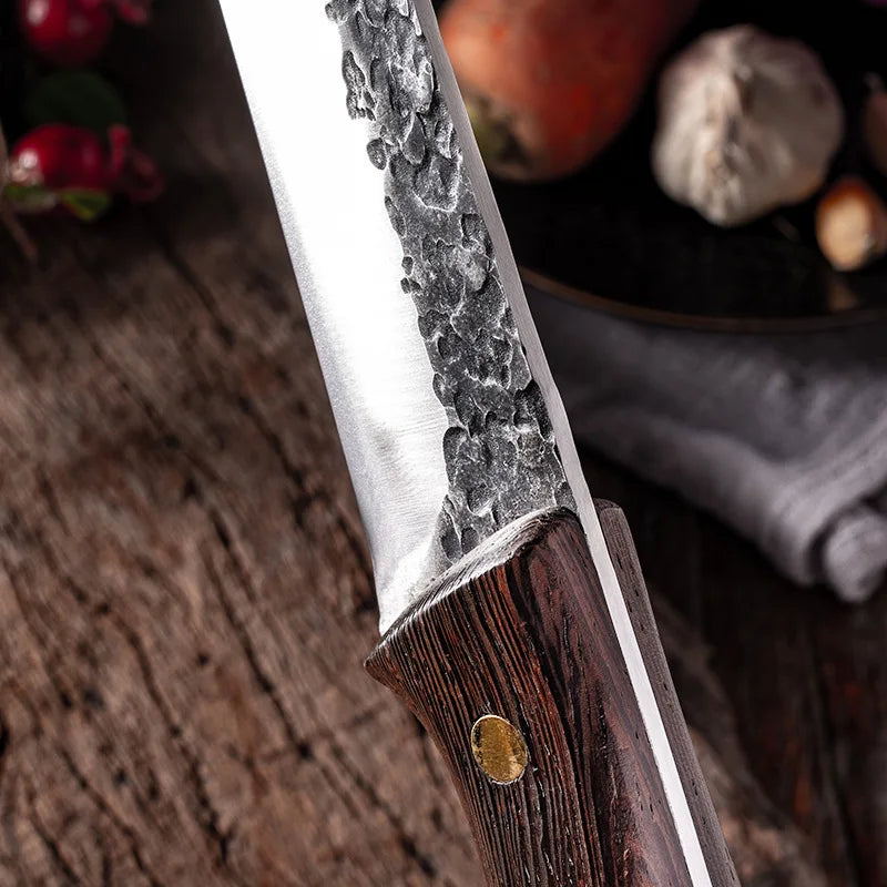 Forged Boning Knife Set Handmade Forged Chef Knife Professional Kitchen Knives Meat Slaughtering Butcher Knife Cooking Tools