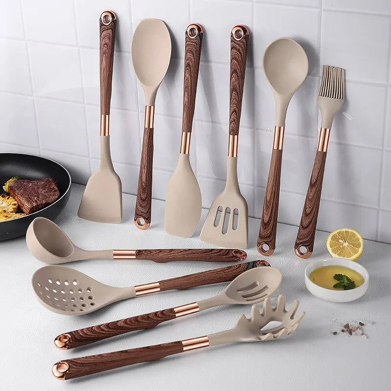 Silicone Kitchen Utensil Set | Silicone Utensils Set | NEEDS N WANTS