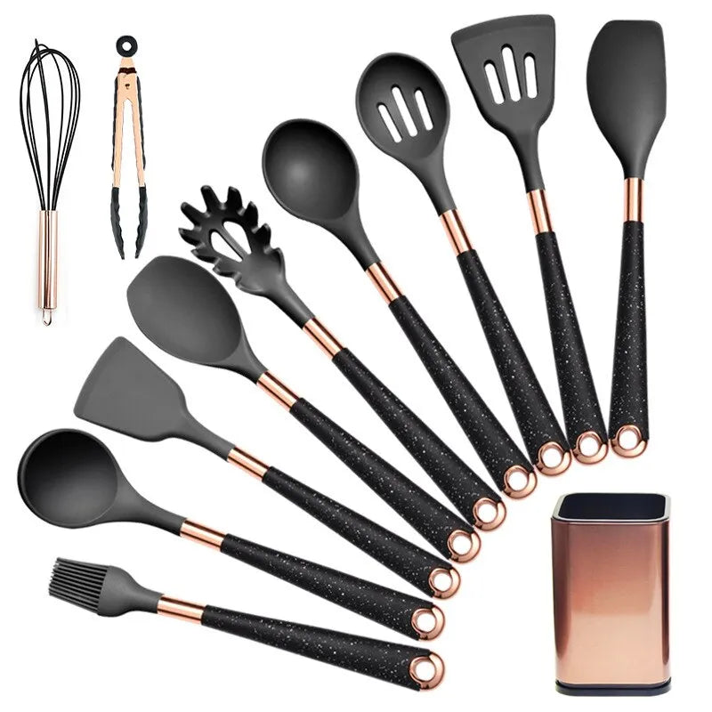 Silicone Kitchen Utensil Set | Silicone Utensils Set | NEEDS N WANTS