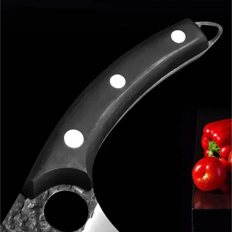 Chef Knife Forged Stainless Steel Butcher Outdoor Hunting Kitchen Meat Fishing Sashimi Boning Nakiri Knives Cleaver Machete Cut