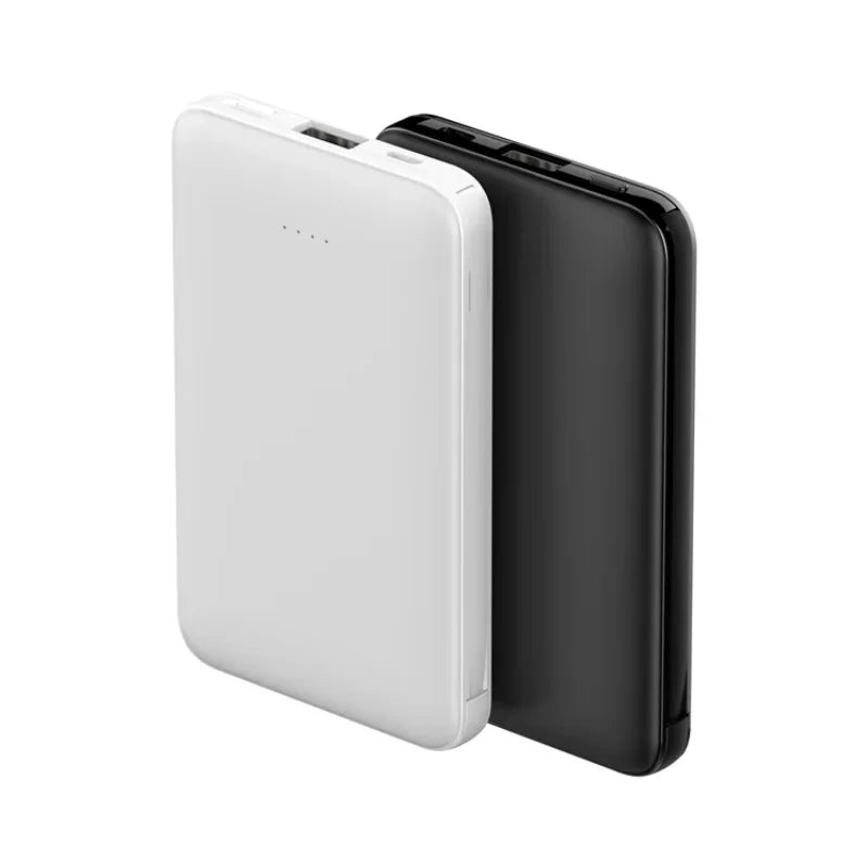 5000mah  power banks portable battery emergency gift  power bank with built in charging cable