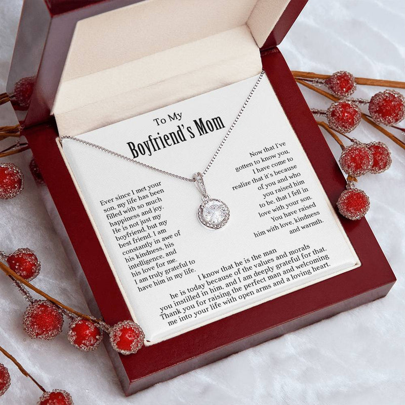 TO MY BOYFRIEND'S MOM - HAPPY MOTHER'S DAY - ETERNAL HOPE NECKLACE