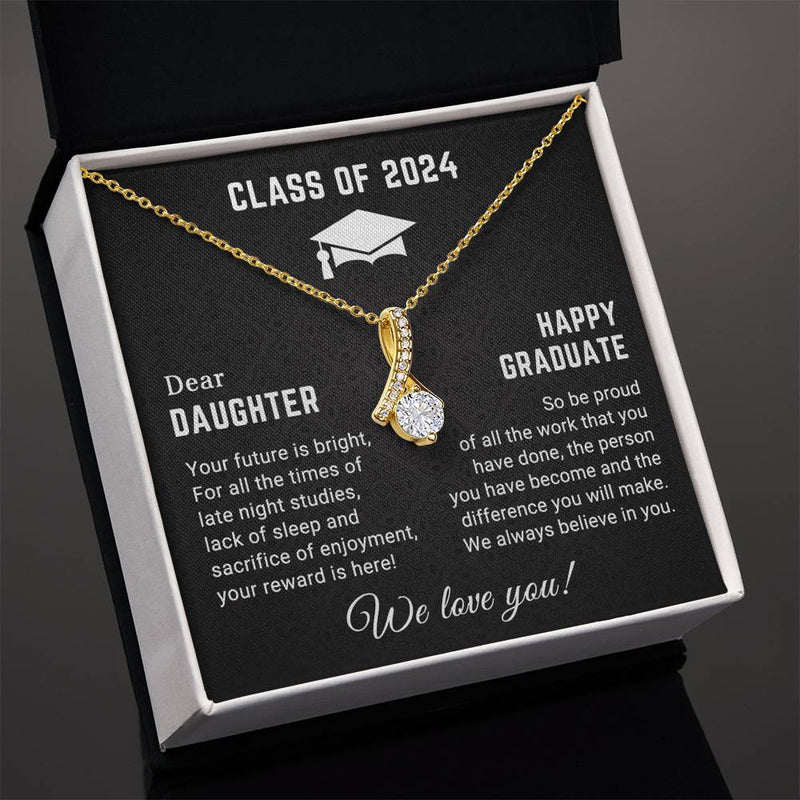 Dear Daughter - Happy Graduation - Graduation Gift - Alluring Beauty Necklace