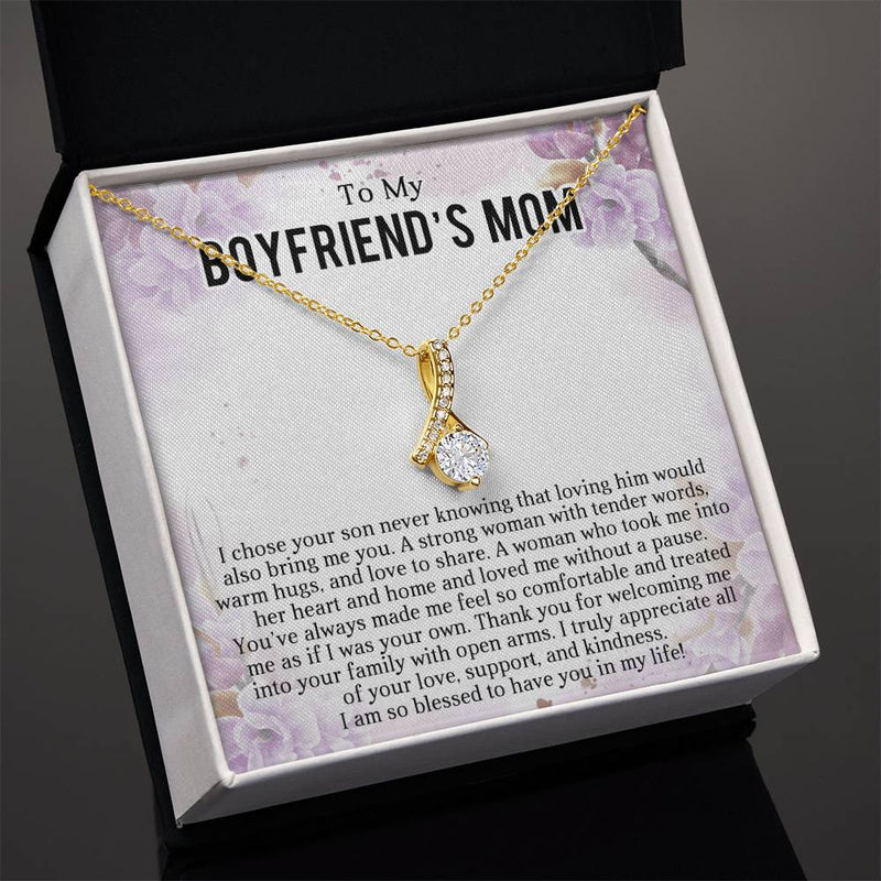 TO MY BOYFRIEND'S MOM - MOTHER'S DAY BEST GIFT - ALLURING BEAUTY NECKLACE