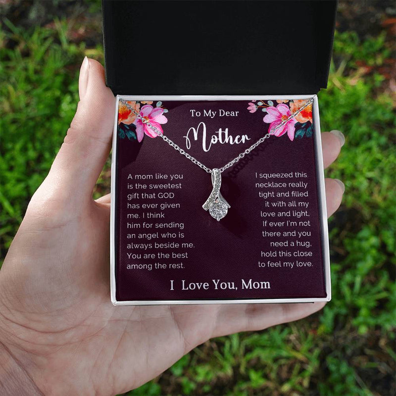 TO MY DEAR MOTHER - MOTHER'S DAY BEST GIFT - ALLURING BEAUTY NECKLACE