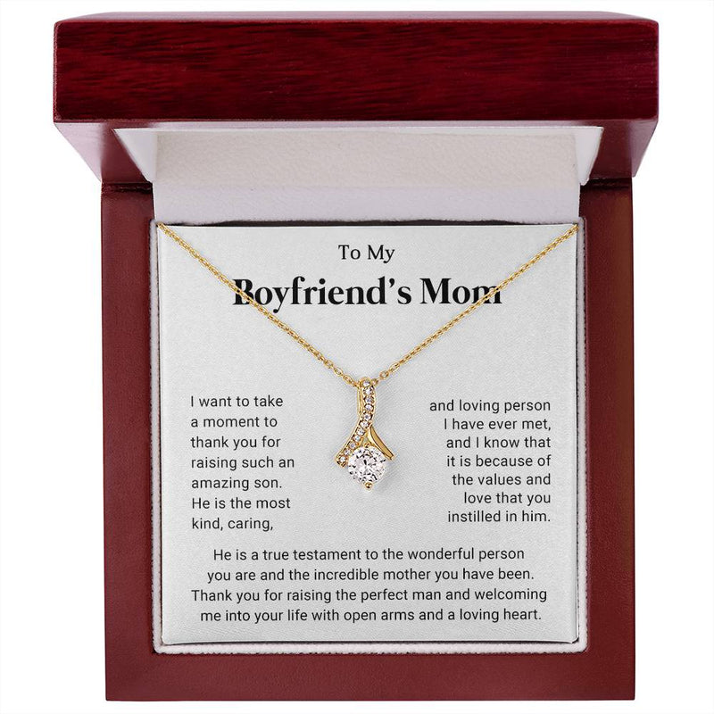 TO MY BOYFRIEND'S MOM - HAPPY MOTHER'S DAY - ALLURING BEAUTY NECKLACE