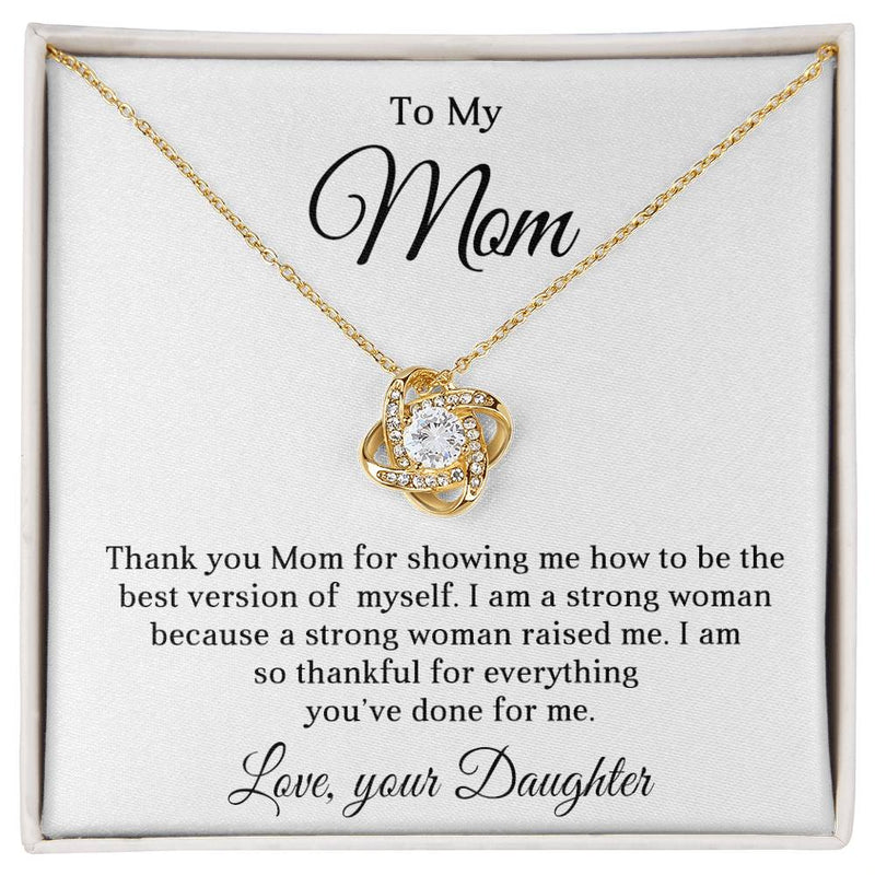 TO MY BOYFRIEND'S MOM - HAPPY MOTHER'S DAY - LOVE KNOT NECKLACE