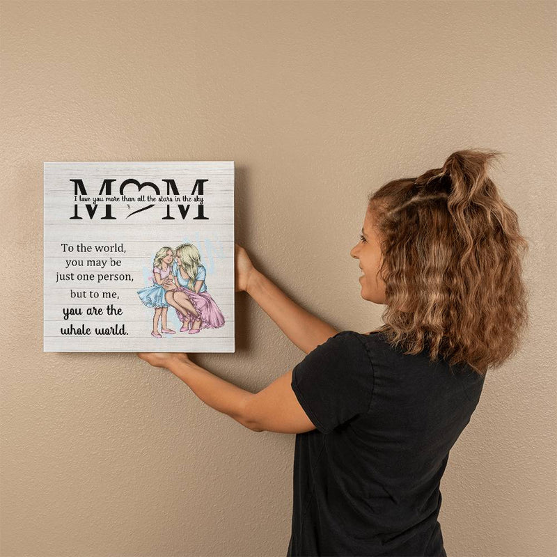 Mom - Gallery Wrapped Canvas