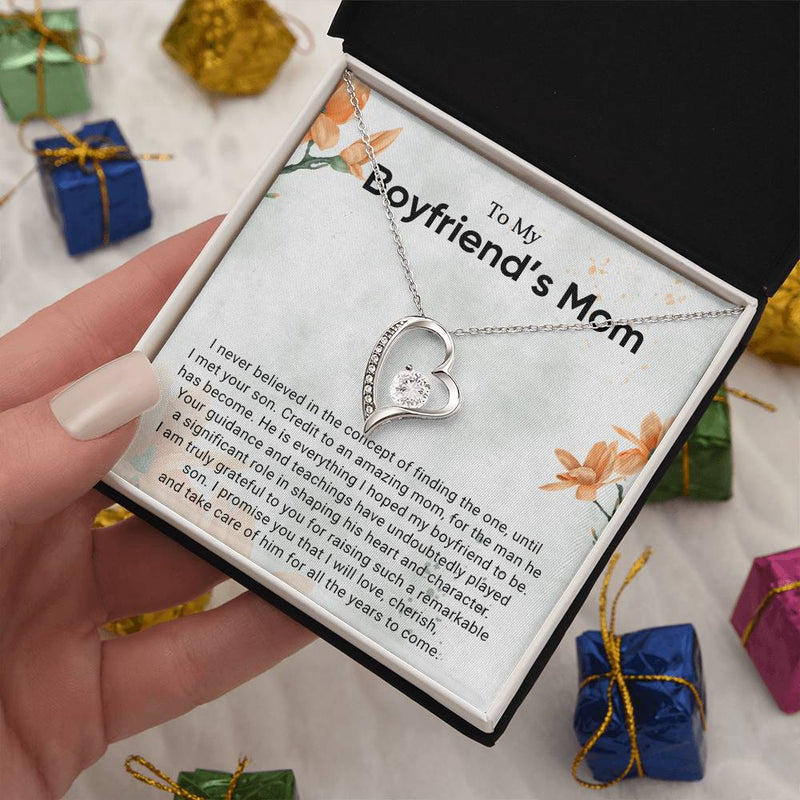 TO MY BOYFRIEND'S MOM - HAPPY MOTHER'S DAY - FOREVER LOVE NECKLACE