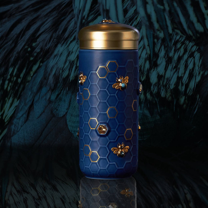 Honey Bee Travel Mug with Crystals-6