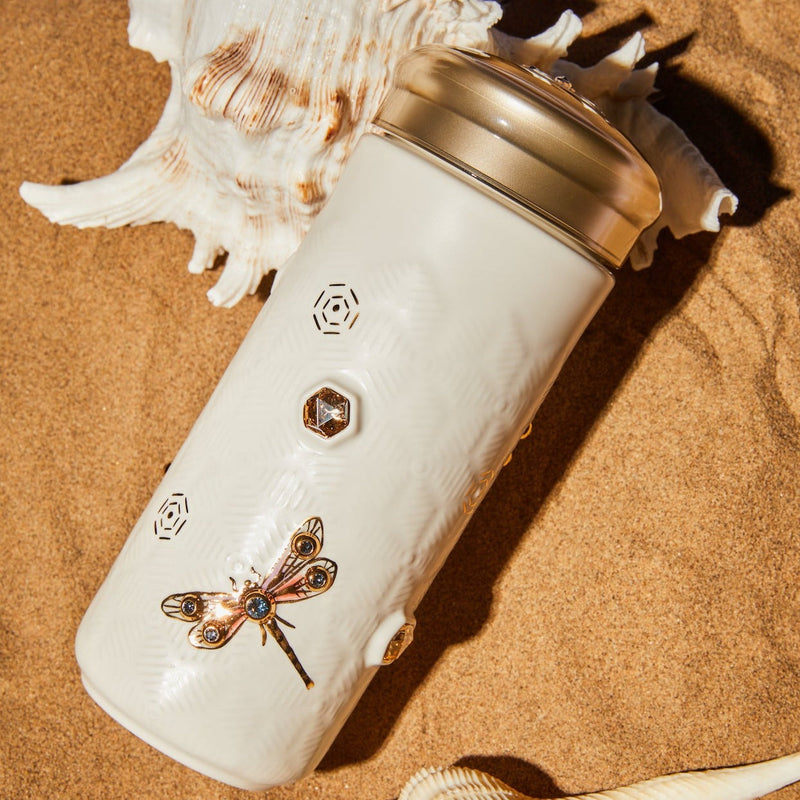 Dragonfly Serenity Travel Mug with Crystals-7