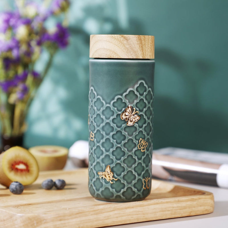 Butterfly Tea Tumbler-5