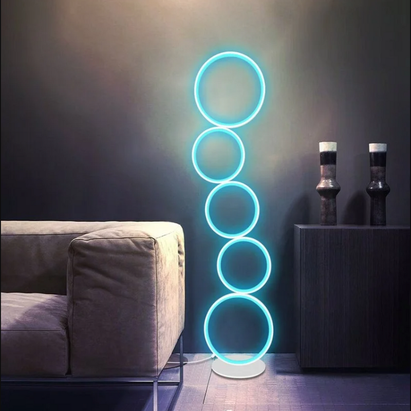 RGB Circular Floor Lamp-2