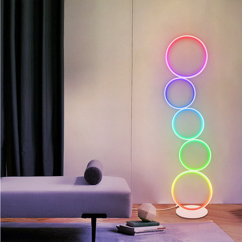 RGB Circular Floor Lamp-1