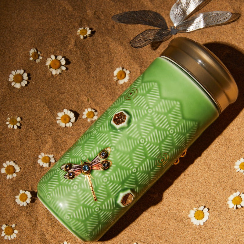 Dragonfly Serenity Travel Mug with Crystals-10