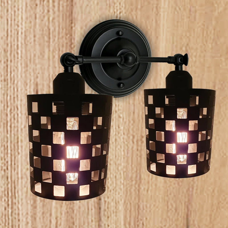 Modern Retro Vintage Industrial Wall Mounted Lights Rustic Sconce Lamps Fixture~2274-4