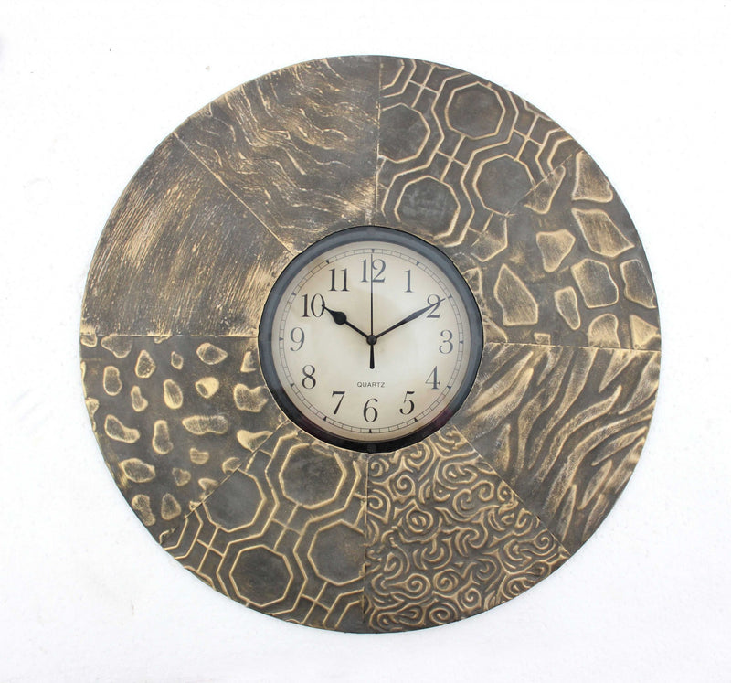 Vintage Wall Clock | Metal Wall Clock | NEEDS N WANTS