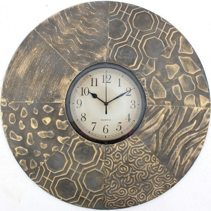 Vintage Wall Clock | Metal Wall Clock | NEEDS N WANTS