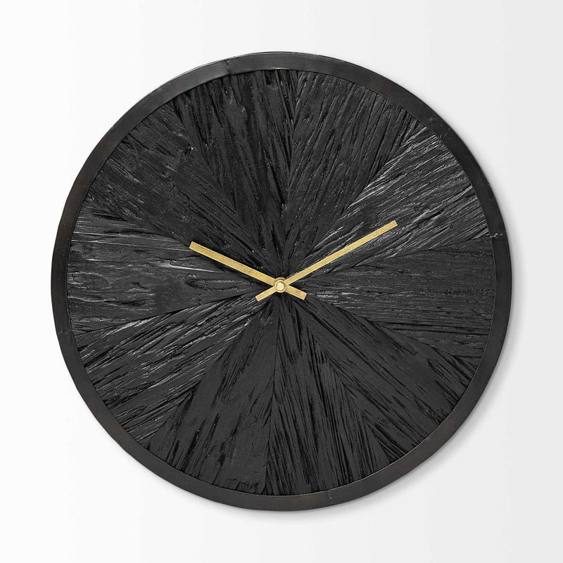 Modern Wall Clock | Black Wall Clock | NEEDS N WANTS