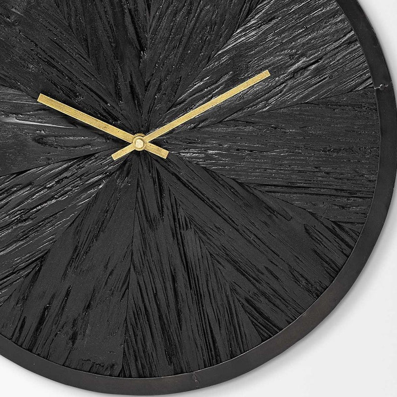 Modern Wall Clock | Black Wall Clock | NEEDS N WANTS