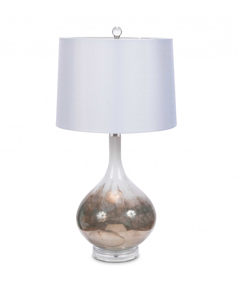 Set of 2 Art Glass Table Lamps-0