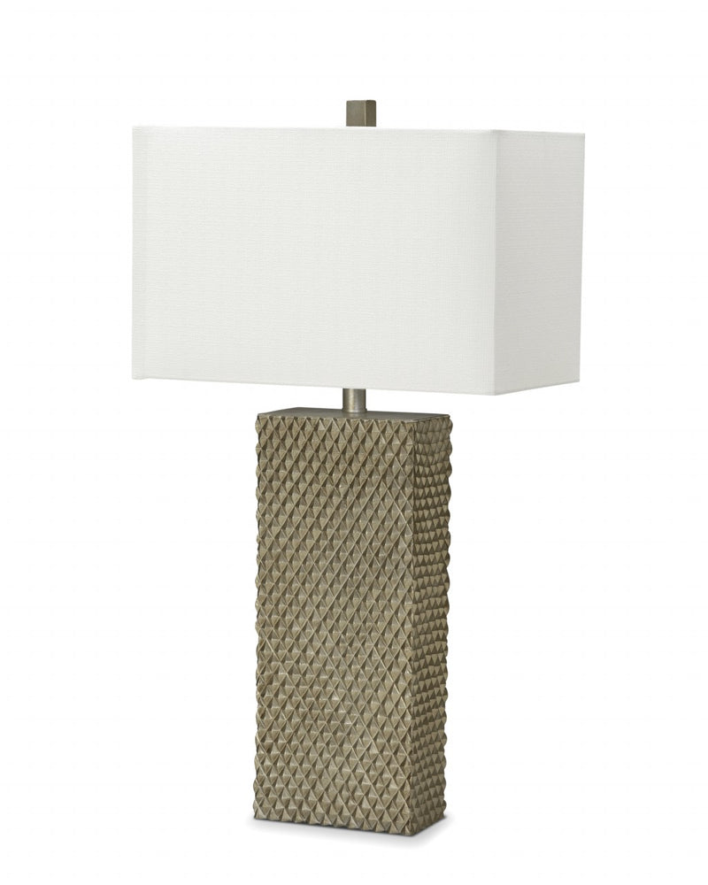 Set of 2 Golden Waffle Table Lamps-0