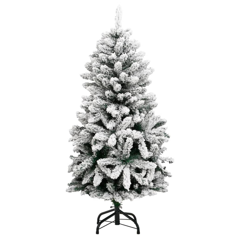 vidaXL Artificial Hinged Christmas Tree 150 LEDs & Ball Set 59.1""-3