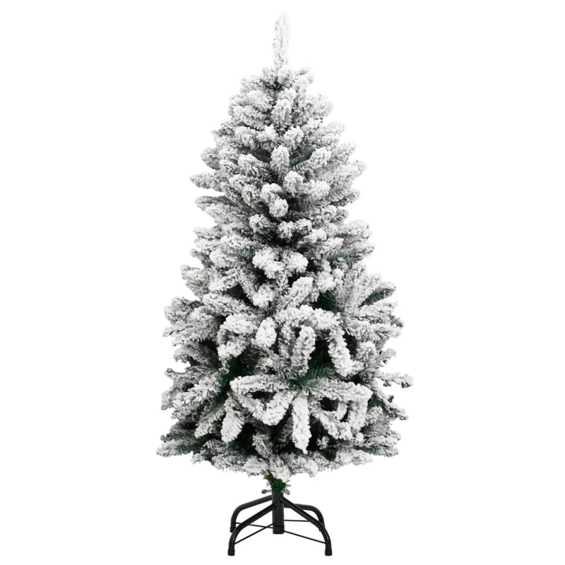 vidaXL Artificial Hinged Christmas Tree 150 LEDs & Ball Set 47.2""-3