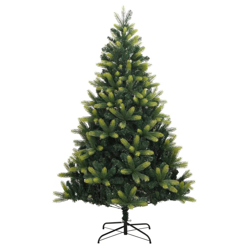 vidaXL Artificial Hinged Christmas Tree 300 LEDs & Ball Set 82.7""-3