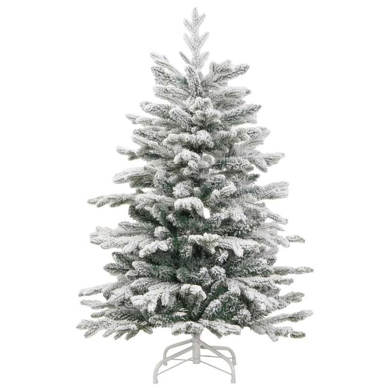 vidaXL Artificial Hinged Christmas Tree 150 LEDs & Ball Set 59.1""-3