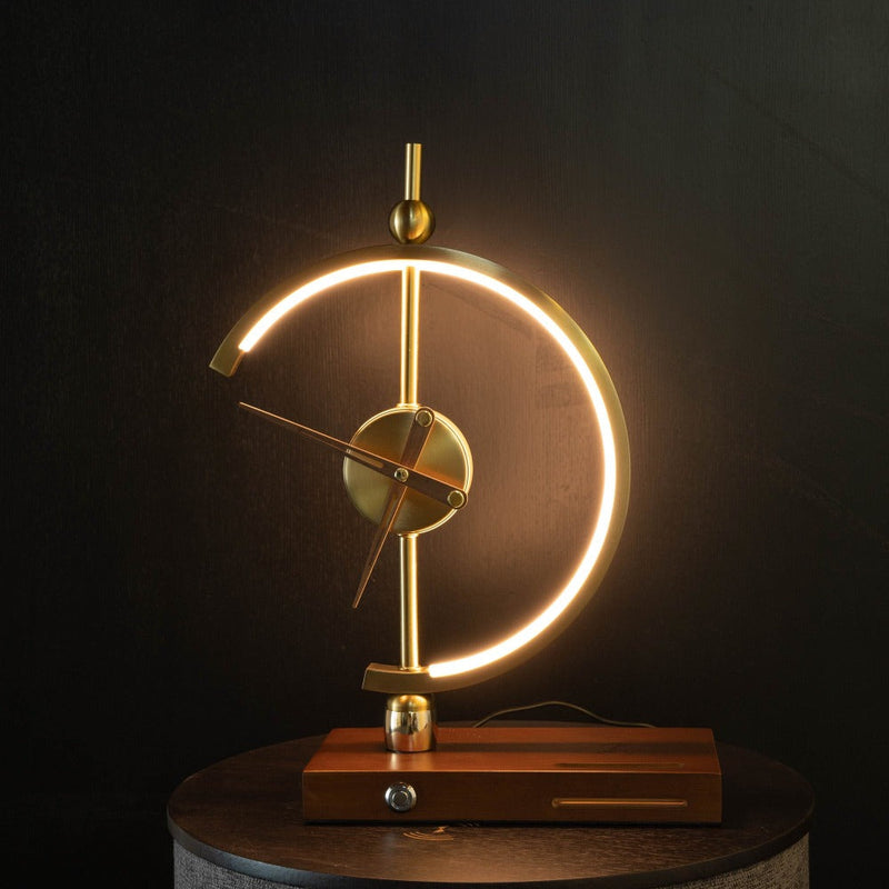 Golden Time Clock Lamp-6