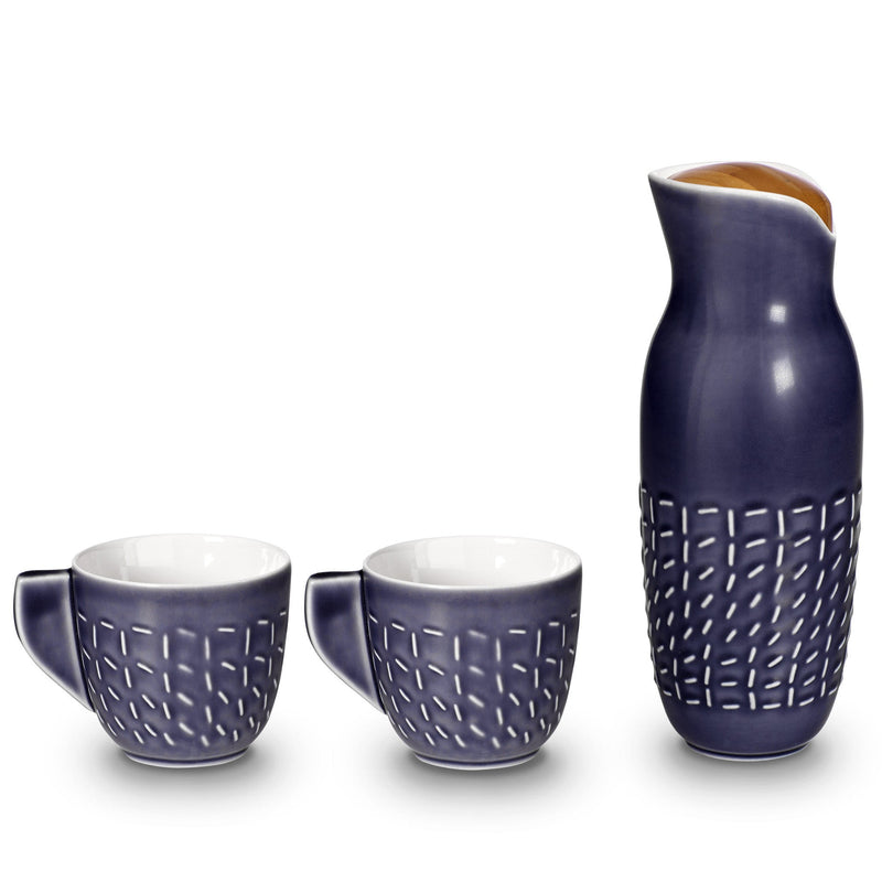 Footprint Carafe Set ( Cup with Handles)-3