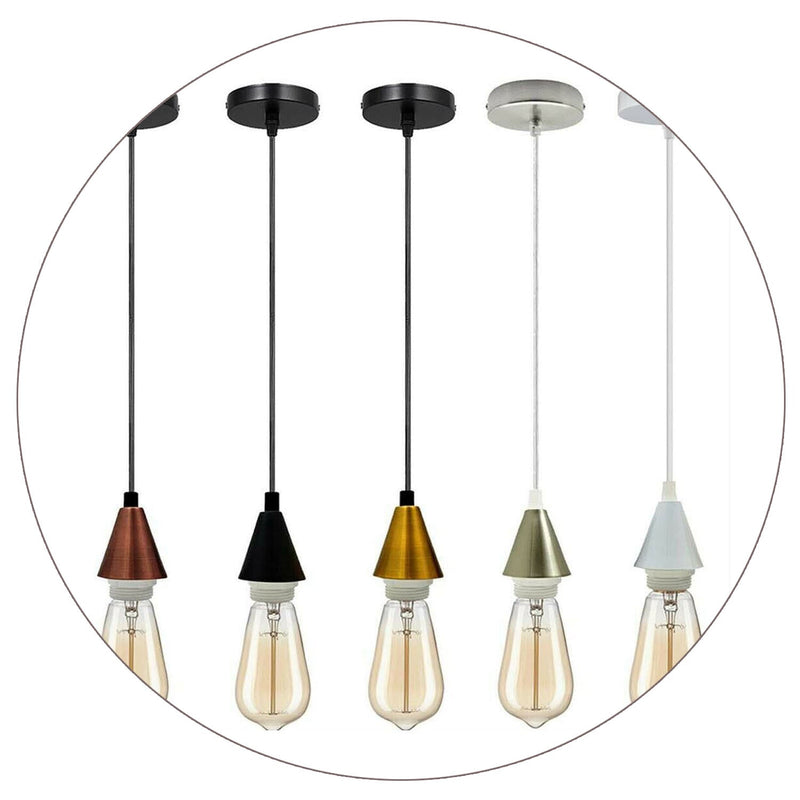 Industrial Pendant Lighting Kitchen Island Hanging Lamps E27~1276-4